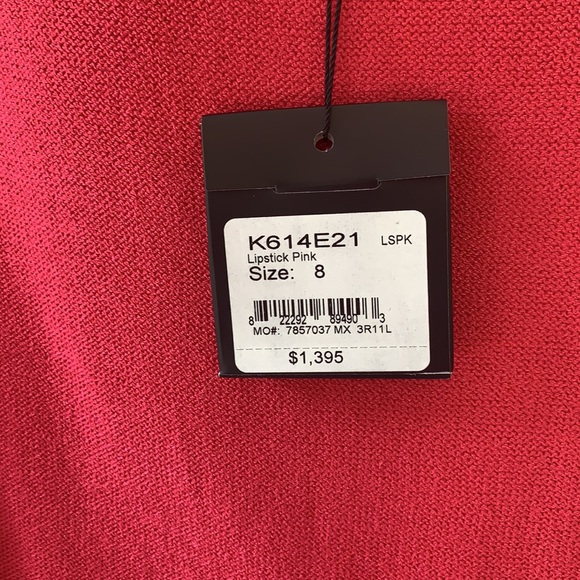 St. John Collection Jacket. NWT. Size 8. Lipstick Pink - Picture 7 of 9